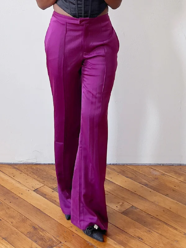 Elegant Satin Trousers