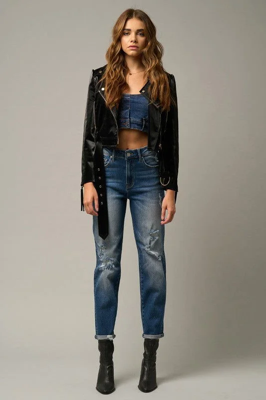 Insane Gene Girlfriend Jeans / Stretched