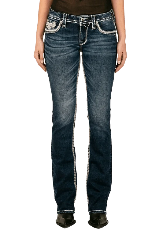 Rock Revival Men's Souline B201 Boot Cut Jeans