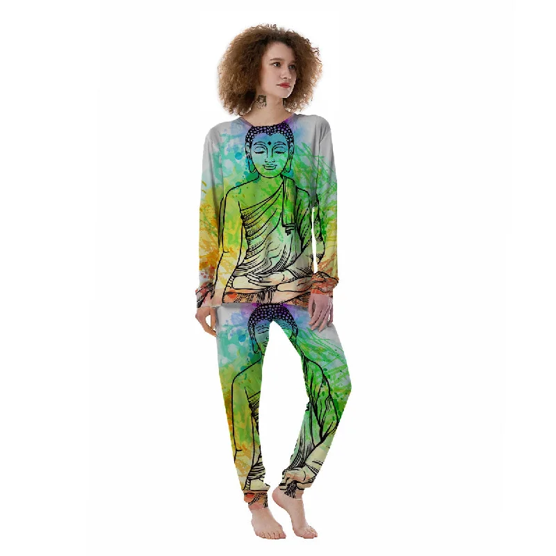 Buddha Reggae Print Women's Pajamas Couple pajama sets