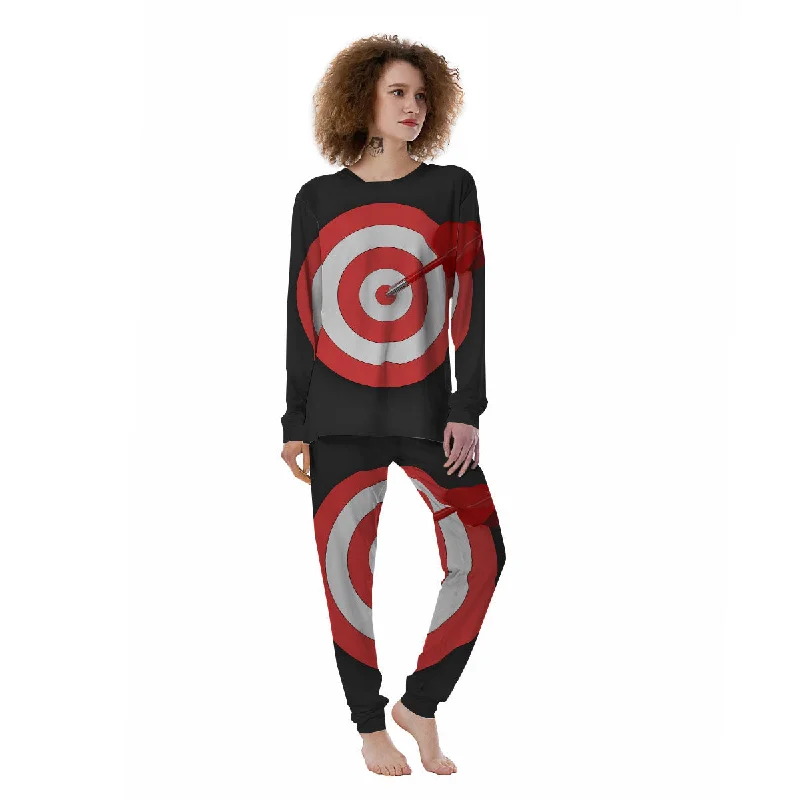 Bullseye Target White And Red Print Women's Pajamas Victoria’s Secret pajama sets