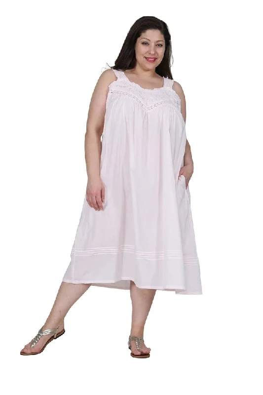 La Cera Pinafore Nightgown Best pajama sets for elderly women