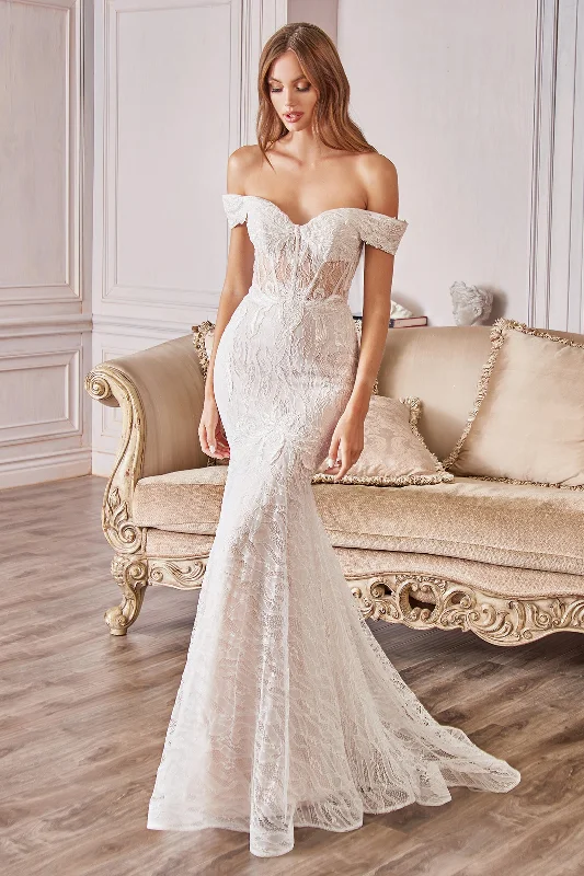 Enchanting Cinderella Divine Mermaid Gown: A0666W for Unforgettable Occasions Wedding Dress Style