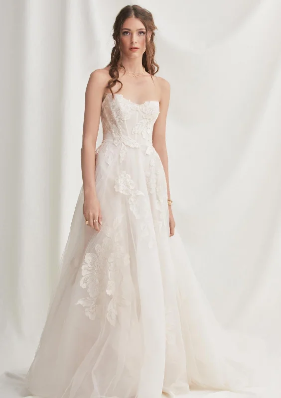 Willowby Harmony Wedding Dress Soft Satin Bridal