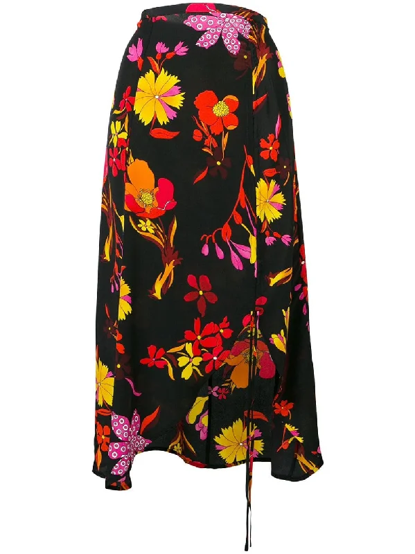 floral drawstring skirt Chic unclassified skirts