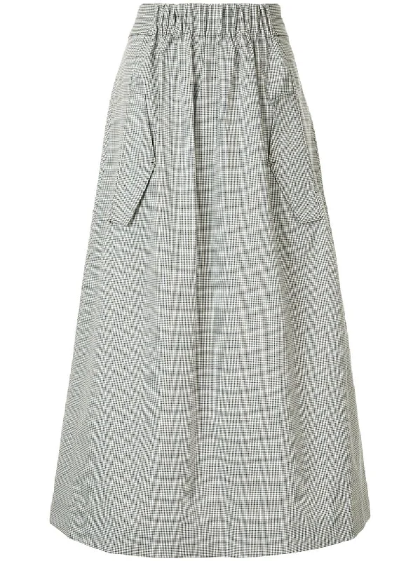 houndstooth A-line skirt High-end unclassified skirts