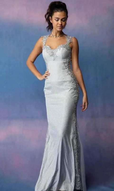 Eureka Fashion 9006 - Cutout Back Mermaid Evening Gown Office party dresses