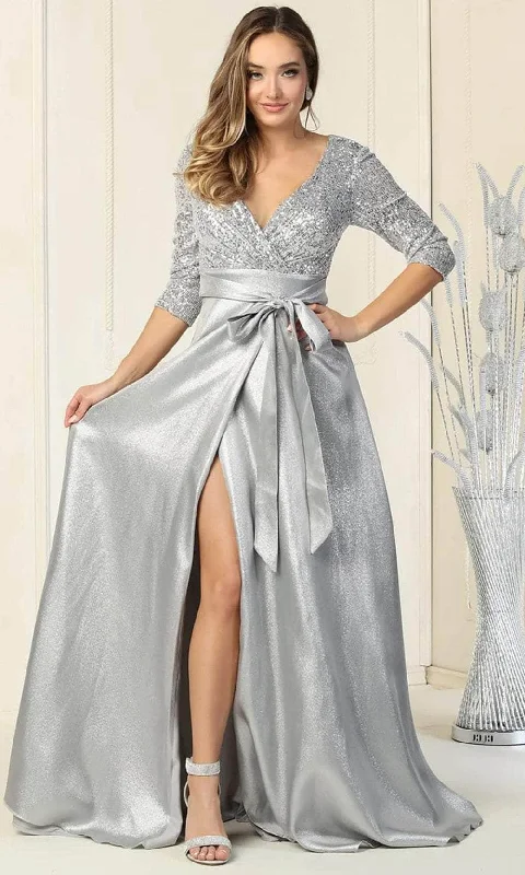 Sequined V-Neck Evening Dress MQ1852 Club party dresses