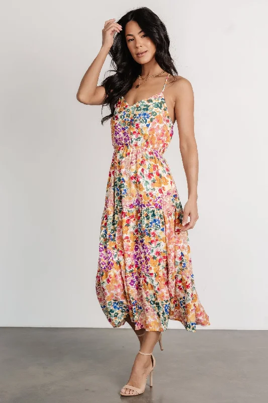 Coronado Midi Dress | Multi Floral Women's trendy midi dresses sale