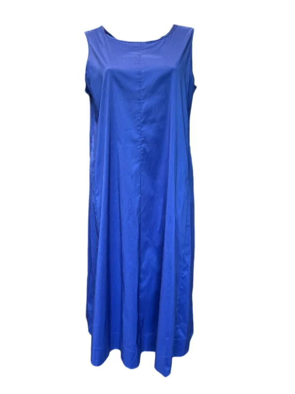 Marina Rinaldi Women's Blue Dicitura Sleeveless Maxi Dress Size 18W/27 NWT Vacation maxi dresses