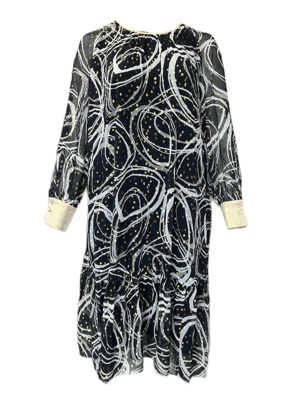 Marina Rinaldi Women's Nero Diadema Long Sleeve Maxi Dress NWT A-line maxi dresses