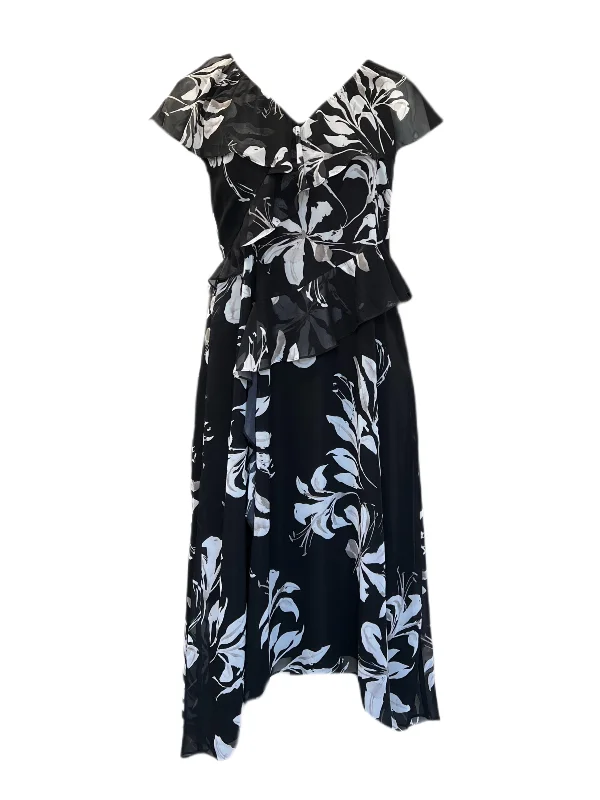 Marina Rinaldi Women's Nero Doge Sleeveless Printed Maxi Dress Size 14W/23 NWT Summer maxi dresses