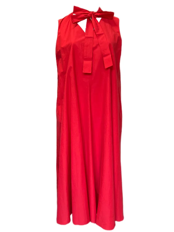 Marina Rinaldi Women's Red Dedurre Sleeveless Maxi Dress Size 18W/27 NWT Holiday maxi dresses