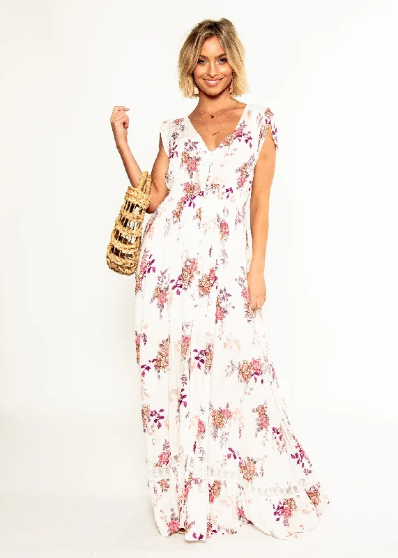 Sweet Feeling Maxi Dress - Floral Bliss Affordable maxi dresses