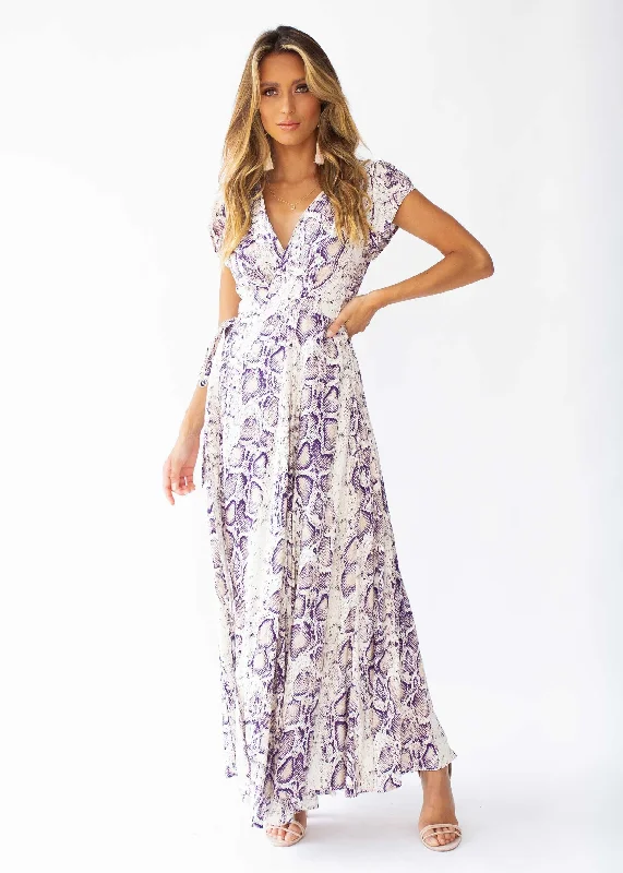 That Thing Wrap Maxi Dress - Snake Wrap maxi dresses