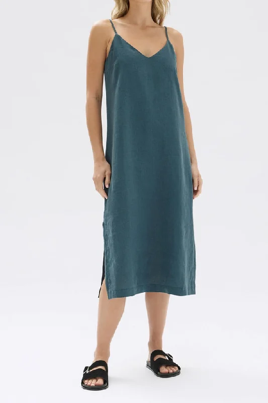 Assembly Vallory Linen Slip Dress Atlas Graduation unclassified dresses