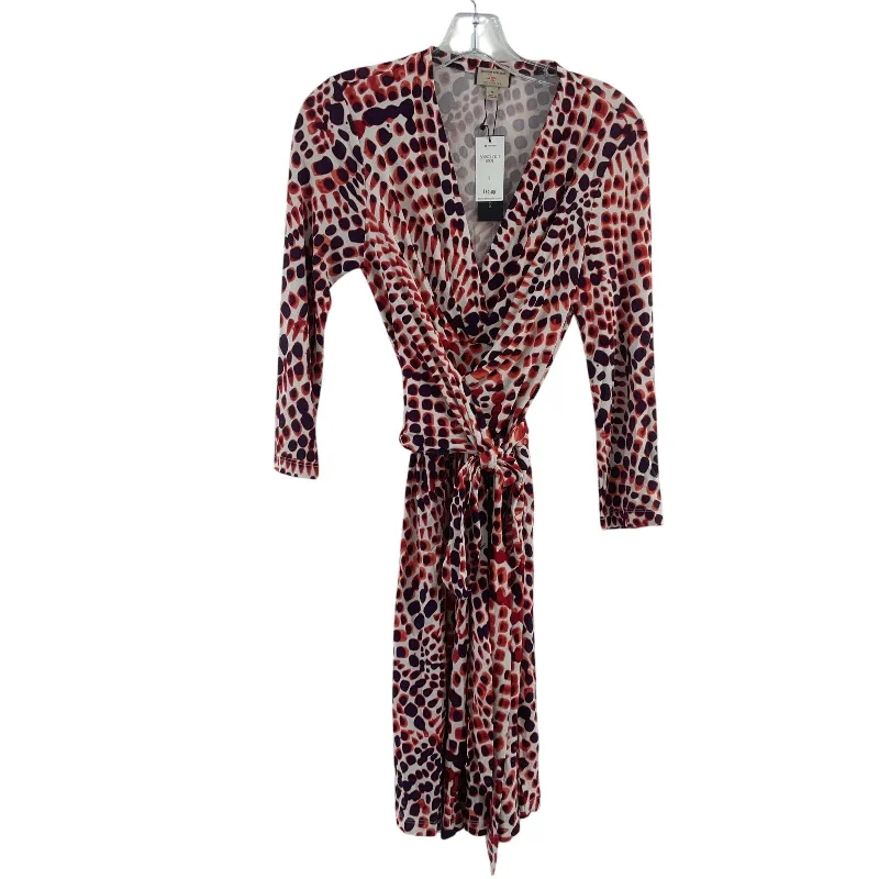 Banana Republic Issa Red Animal Print Knee-Length Wrap Dress Women’s Small NWT Metallic unclassified dresses