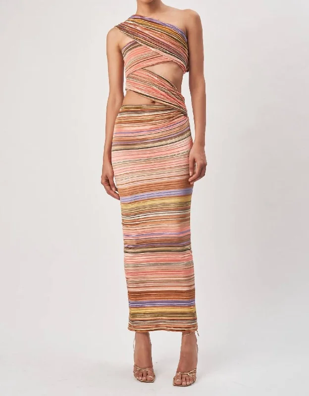 Corzo Dress In Rainbow Multi Summer unclassified dresses