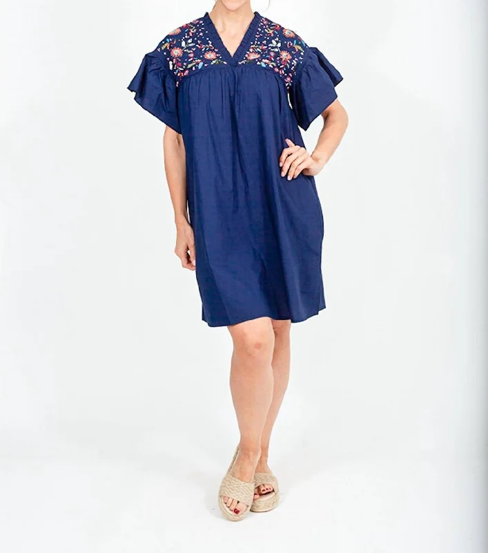 Eliza Dress In Navy Cocktail unclassified dresses