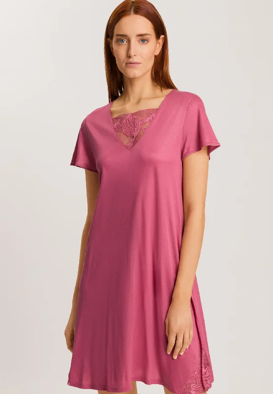 Eva Nw-S/Slv Nightdress 95Cm Velvet unclassified dresses