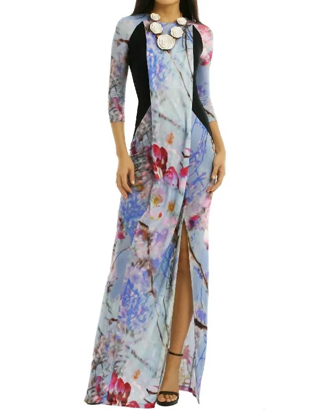 Go Geisha Gown In Blue Vacation unclassified dresses