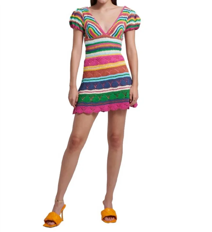 Larona Dress Multi Crochet Cotton unclassified dresses