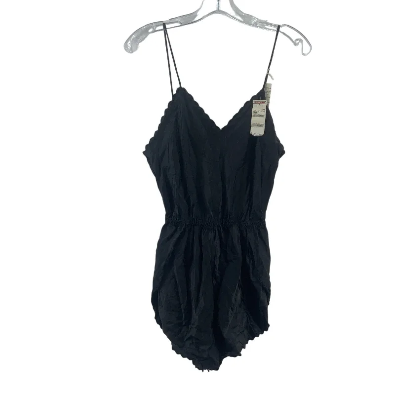 Lindsey Blake Black Nylon Sleepwear Intimates Romper Women’s S Vintage USA Made Anniversary unclassified dresses