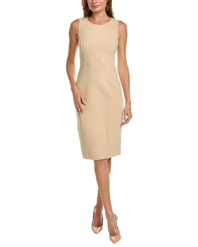 Michael Kors Stretch Boucle Wool-Blend Sheath Dress Unique unclassified dresses