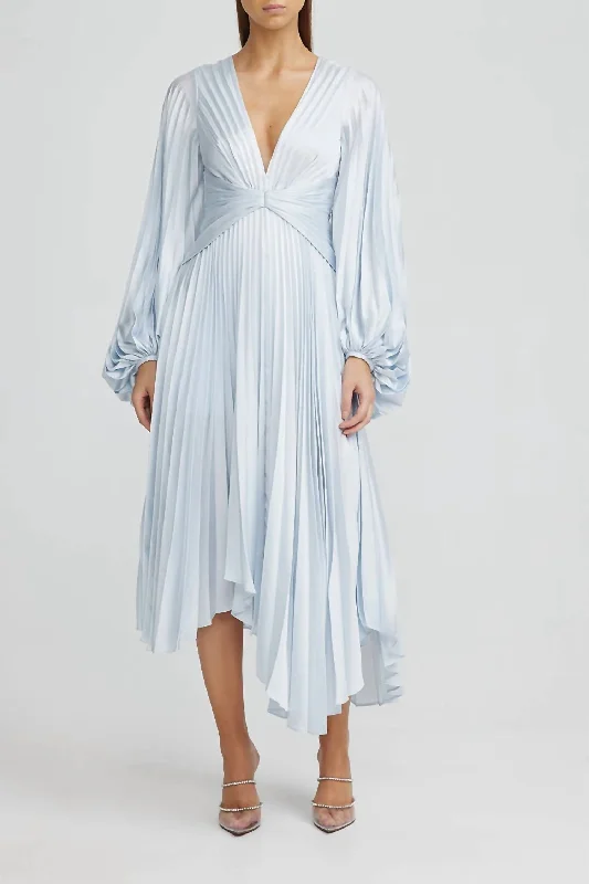 Palms Dress In Sky Blue Chic unclassified dresses