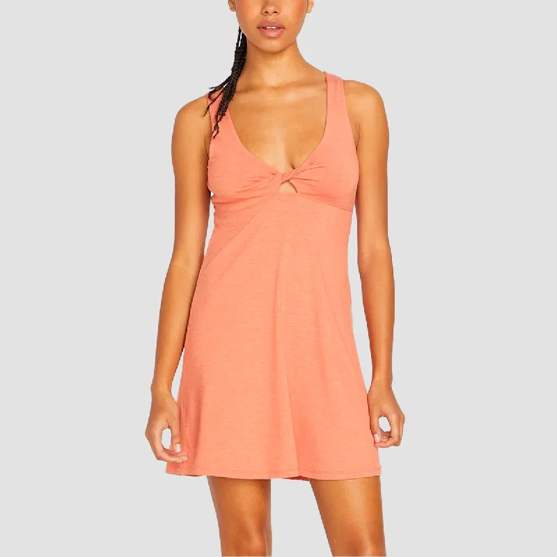 Volcom Desert Bunnie Dress Terra Cotta - Womens Gothic unclassified dresses