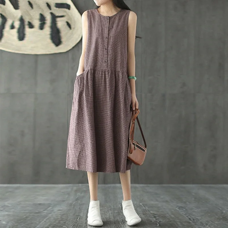 Women's Summer Casual O-Neck Dress Fall unclassified dresses