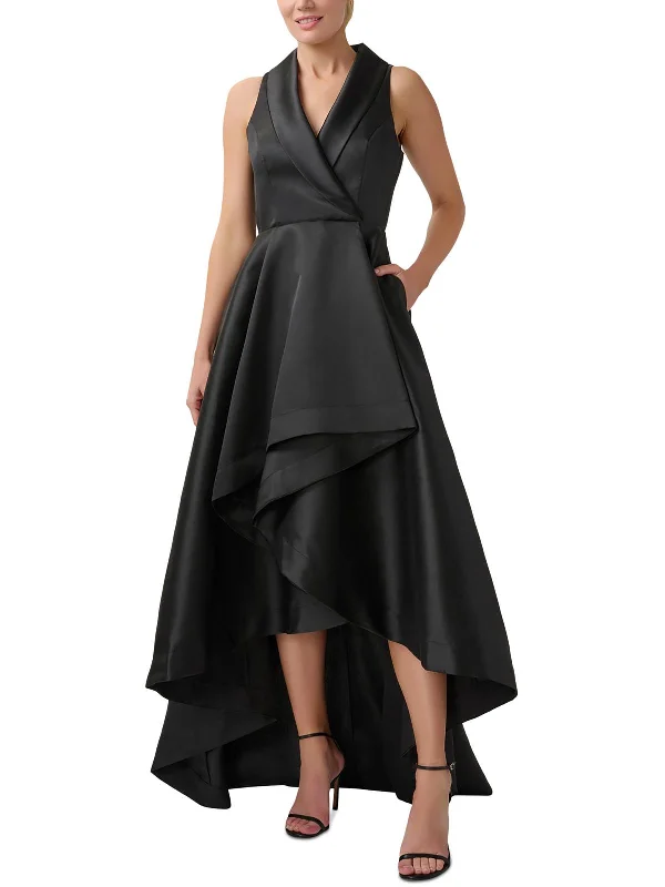 Womens Tuxedo Hi Low Evening Dress Plus size unclassified dresses