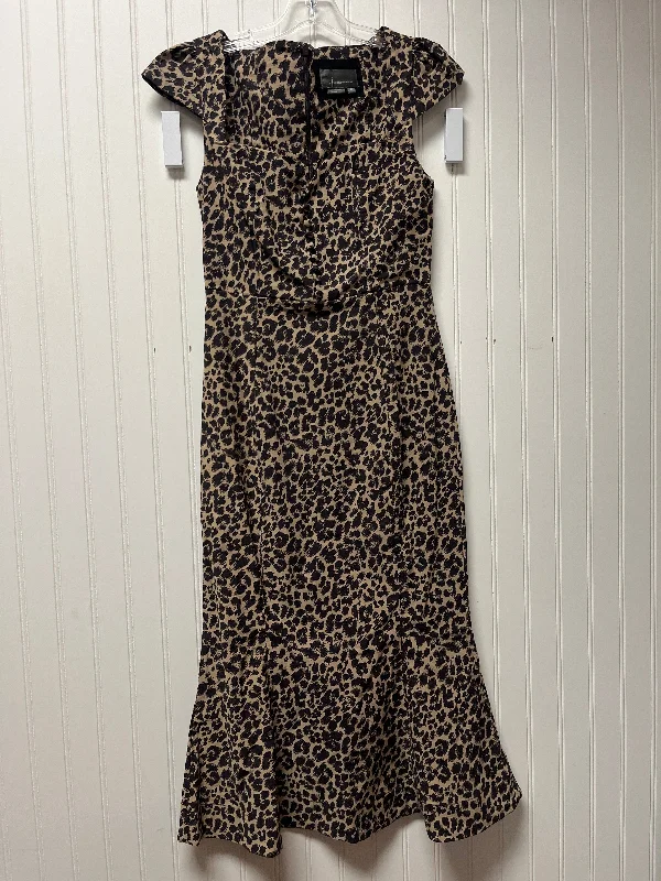 Dress Casual Maxi By Anthropologie In Animal Print, Size: Xs Comfortable Long Skirt