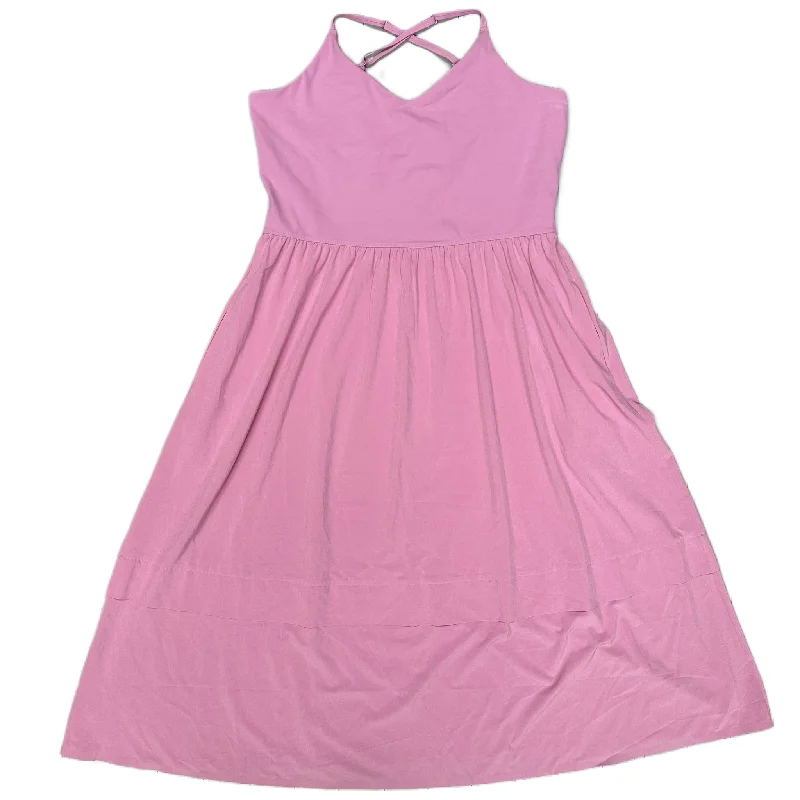 Dress Casual Maxi By Athleta In Pink, Size: L Maxi Skirt Party