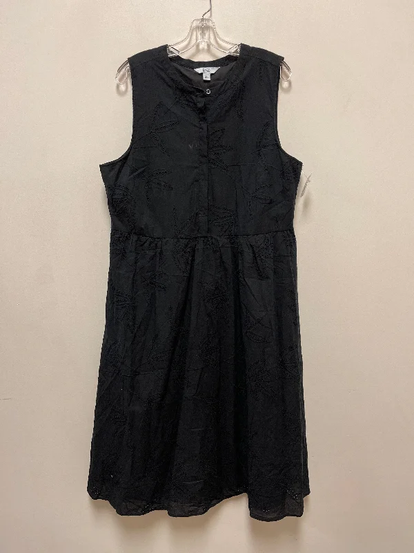 Dress Casual Maxi By Croft And Barrow In Black, Size: Xl Maxi Skirt Classic