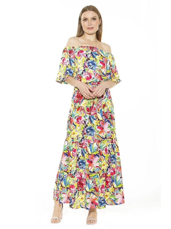 Harlow Floral Maxi Dress A-line Maxi Skirt