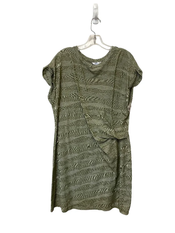 Green Dress Casual Midi Time And Tru, Size Xxl Structured Midi Skirt